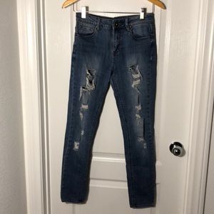 PACSUN HIGH RISE SKINNY JEANS